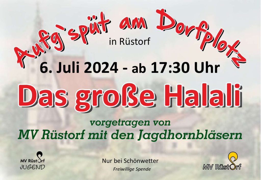 Großes Halali am 6. Juli 2024 in Rüstdorf, OÖ LJV