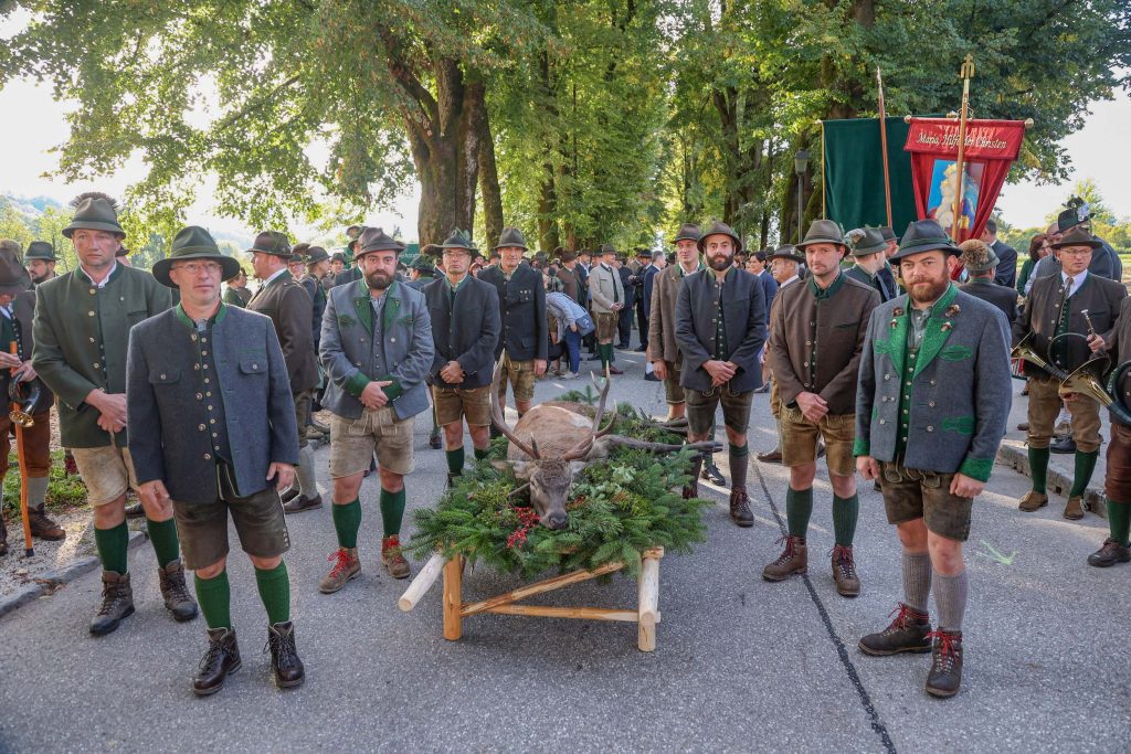 Bezirks &#8211; Hubertusmesse 2024, Mondsee, OÖ LJV